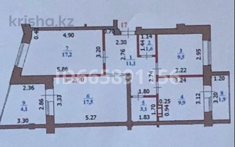 3-комнатная квартира, 75.9 м², 2/9 этаж, Самал 94 — Отрарская за 26 млн 〒 в Уральске — фото 4