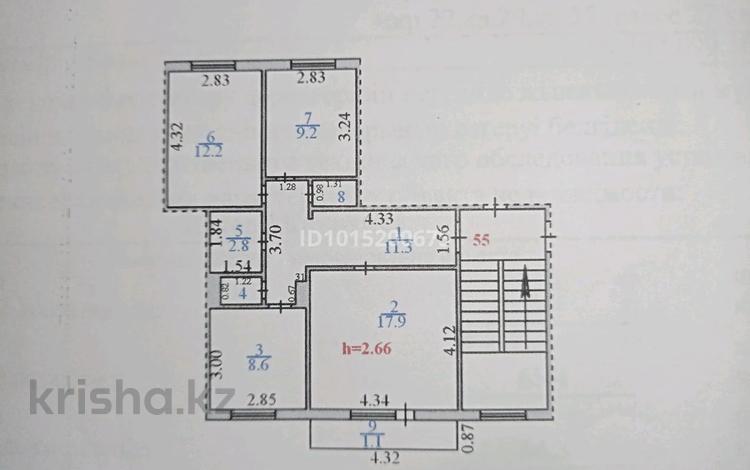 3-комнатная квартира · 65.4 м² · 4/5 этаж, Пришахтинск, Пришахтинск, 22й микрорайон 29 за 18.5 млн ₸ в Караганде, Алихана Бокейханова р-н — фото 2