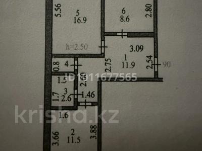2-бөлмелі пәтер · 54 м² · 5/5 қабат, Н.Болатбаева, бағасы: 20 млн ₸ в Петропавловске