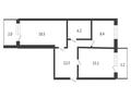 2-бөлмелі пәтер · 63 м² · 5/5 қабат, Павлова 68, бағасы: 26.5 млн ₸ в Костанае — фото 8