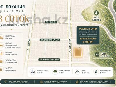 Участок · 18 соток, Бегалина 48 за 950 млн ₸ в Алматы, Медеуский р-н