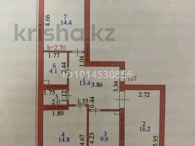 3-комнатная квартира · 76.3 м² · 7/13 этаж, Бейбарс султан 11 — поликлиника Аспан за 39 млн ₸ в Астане, Сарыарка р-н