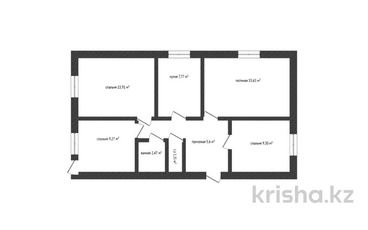 4-бөлмелі пәтер · 70 м² · 1/5 қабат, Юбилейный 25, бағасы: 17 млн ₸ в Кокшетау — фото 2