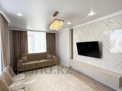 3-комнатная квартира · 86 м² · 8/9 этаж, Туран 57/3 — Бухар Жырау за 66.5 млн 〒 в Астане, Есильский р-н