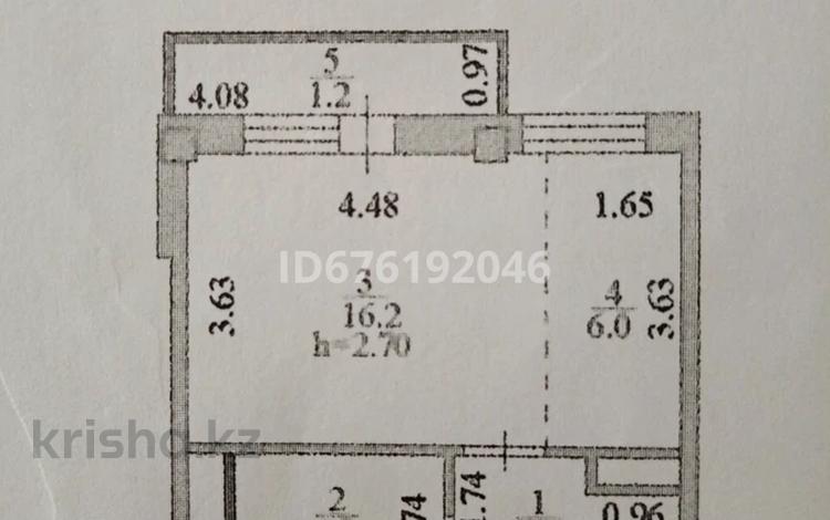 1-комнатная квартира, 32 м², 4/9 этаж, Иманова 42 — Жубанова за 17.5 млн 〒 в Астане, р-н Байконур — фото 2