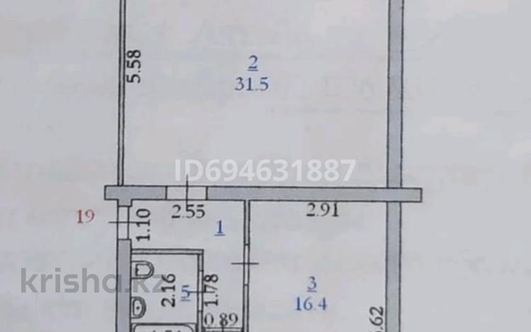 2-комнатная квартира, 61 м², 1/5 этаж, мкр 8 271/1 за 15.3 млн 〒 в Актобе, мкр 8 — фото 2