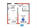 1-комнатная квартира · 38.16 м² · 4/6 этаж, Тараз 8/1 за 30.3 млн ₸ в Алматы, Турксибский р-н — фото 2