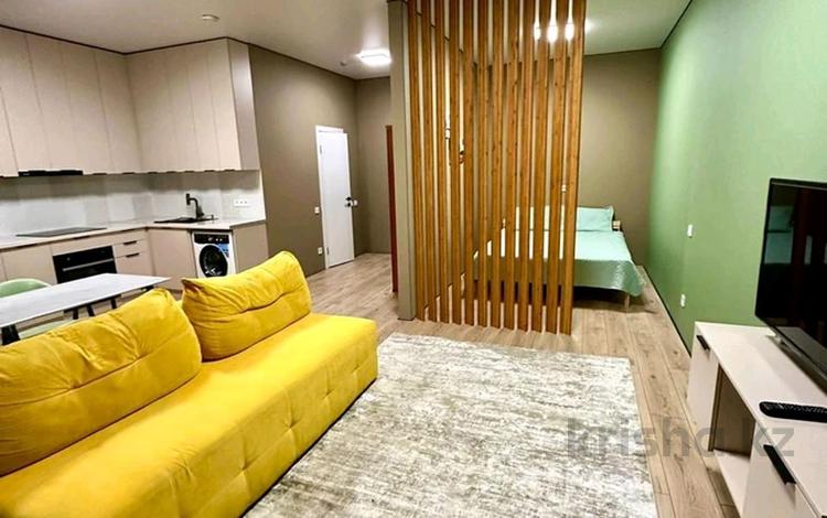 1-комнатная квартира · 43 м² · 18/20 этаж, Гагарина 310 за 20 000 ₸ в Алматы, Бостандыкский р-н — фото 2