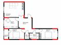 3-бөлмелі пәтер · 87.2 м² · 2/9 қабат, ул. Е-36 6, бағасы: 42 млн ₸ в Астане, Нура р-н