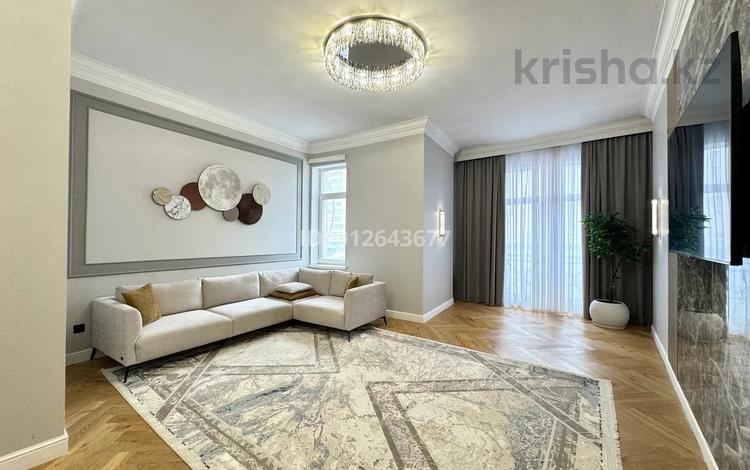 3-бөлмелі пәтер · 121.6 м² · 3/6 қабат, Шамши Калдаякова 4, бағасы: 110 млн ₸ в Астане, Алматы р-н — фото 2