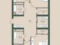 3-комнатная квартира · 111.69 м² · 7/9 этаж, мкр Коктем-1, Шашкина 3/1 за 155.4 млн ₸ в Алматы, Бостандыкский р-н — фото 5
