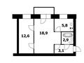 2-комнатная квартира · 44 м² · 5/5 этаж, Кабанбай Батыра 166 за 12.9 млн ₸ в Усть-Каменогорске — фото 11