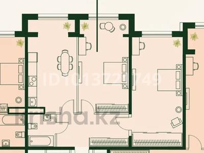 3-комнатная квартира · 87.3 м² · 3/6 этаж, мкр Коктобе, Талгата Бигельдинова 138 за 77 млн ₸ в Алматы, Медеуский р-н