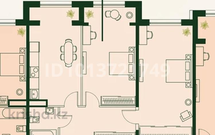 3-комнатная квартира · 87.3 м² · 3/6 этаж, мкр Коктобе, Талгата Бигельдинова 138 за 77 млн ₸ в Алматы, Медеуский р-н — фото 8