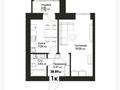 1-бөлмелі пәтер · 40 м² · 1/12 қабат, Чингиз Айтматов 65 — Набережная, бағасы: ~ 17 млн ₸ в Астане, Нура р-н — фото 3