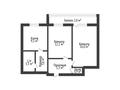 2-комнатная квартира · 52.5 м² · 9/9 этаж, 9 микрорайон 15 за 23.5 млн ₸ в Костанае — фото 2