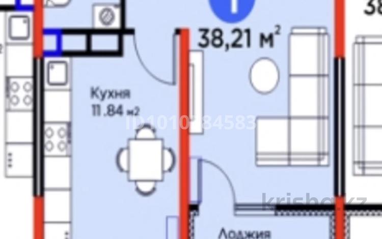 1-комнатная квартира · 38 м² · 6/6 этаж, мкр Дарабоз, Бауыржана Момышулы 11/12а за 32 млн ₸ в Алматы, Алатауский р-н — фото 2