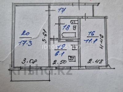 2-бөлмелі пәтер · 44 м² · 3/4 қабат, №10 ш/а. 17 — ул. Берегового, между Жандосова и Шаляпина, бағасы: 27.5 млн ₸ в Алматы, Ауэзовский р-н