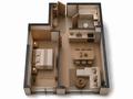 2-комнатная квартира · 42.4 м² · 3/17 этаж, Турар Рыскулов 18/7 — Потолки 3 метра! Шумоизоляция! за 27.5 млн ₸ в Астане, Есильский р-н — фото 2
