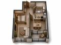 2-комнатная квартира · 42.4 м² · 3/17 этаж, Турар Рыскулов 18/7 — Потолки 3 метра! Шумоизоляция! за 27.5 млн ₸ в Астане, Есильский р-н — фото 3
