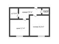 1-бөлмелі пәтер · 46.27 м² · 1/5 қабат, Асар-2 ш/а, Шымкент, Асар 2 микрорайон, 3321а, бағасы: 16.5 млн ₸ в Абайский р-н — фото 11
