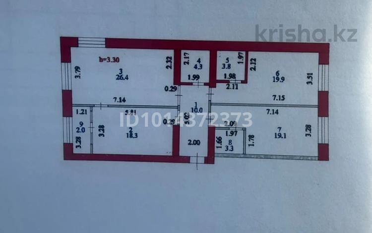 3-комнатная квартира · 107 м² · 2/6 этаж, Панфилова 85 за 75 млн ₸ в Астане, Есильский р-н — фото 2