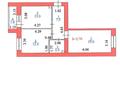 2-бөлмелі пәтер, 58 м², 3/8 қабат, Азербаев 20, бағасы: ~ 21.2 млн 〒 в Астане, Алматы р-н — фото 2