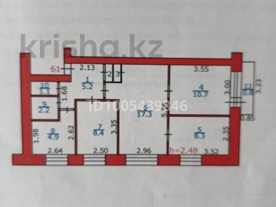 4-комнатная квартира · 60 м² · 3/5 этаж, 3 микрорайон 4 за 14 млн 〒 в Риддере