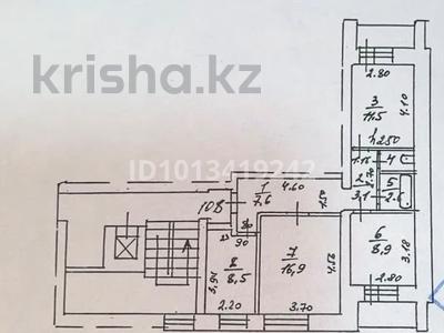 3-бөлмелі пәтер · 60.3 м² · 7/10 қабат, Майры 31 — Майры, бағасы: 25 млн ₸ в Павлодаре