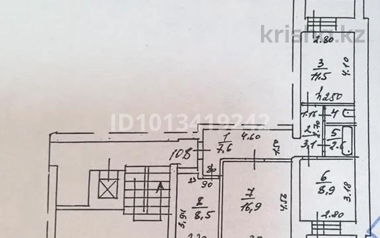 3-бөлмелі пәтер · 60.3 м² · 7/10 қабат, Майры 31 — Майры, бағасы: 25 млн ₸ в Павлодаре — фото 2