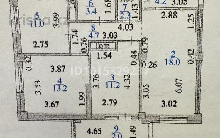 3-комнатная квартира · 72 м² · 11/16 этаж, Улы дала 86/1 — Улы Дала за 47 млн ₸ в Астане, Есильский р-н — фото 2
