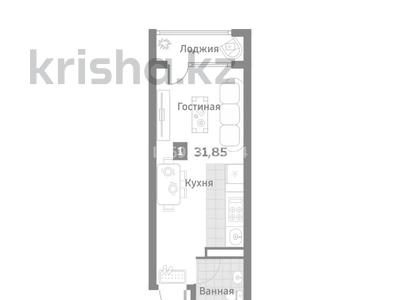 1-комнатная квартира, 30.17 м², 2/4 этаж, мкр Шугыла 340/3 за 14.3 млн 〒 в Алматы, Наурызбайский р-н