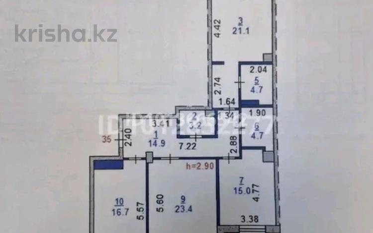 3-комнатная квартира · 108 м² · 8/9 этаж, Микрорайон Береке, Проспект Абая 101 за 60 млн ₸ в Костанае — фото 2