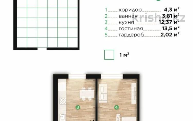 1-комнатная квартира · 36 м² · 7/7 этаж, Илияса Есенберлина 80 за 16.2 млн ₸ в Усть-Каменогорске — фото 17