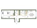 2-бөлмелі пәтер · 45.4 м² · 5/12 қабат, мкр Теректы, Райымбека 525/3, бағасы: 24.5 млн ₸ в Алматы, Алатауский р-н — фото 3