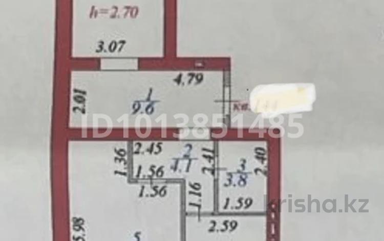 2-бөлмелі пәтер · 66.5 м² · 6/8 қабат, А-98 16 — Болекбаева 16, бағасы: 35 млн ₸ в Астане, Есильский р-н — фото 2