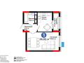 1-бөлмелі пәтер · 36.85 м² · 15 қабат, Улы Дала 14, бағасы: 24.5 млн ₸ в Астане, Есильский р-н — фото 6
