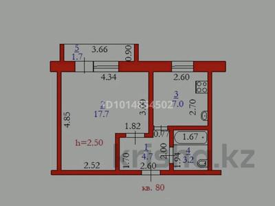 1-бөлмелі пәтер · 34.3 м² · 5/5 қабат, проспект Абая 12, бағасы: 6.5 млн ₸ в Хромтау
