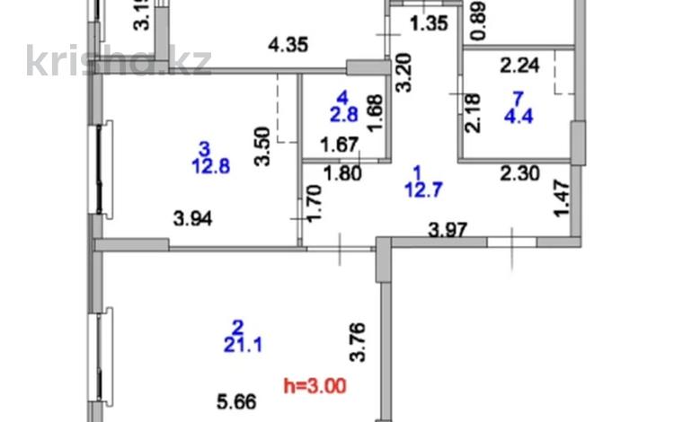 3-бөлмелі пәтер · 81 м² · 8/12 қабат, Е-36 11 — ГОРЯЧАЯ ЦЕНА, бағасы: 42.5 млн ₸ в Астане, Есильский р-н — фото 2