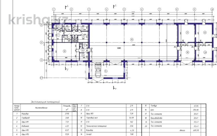 Завод · 4 га, АБЛАЙ ХАНА 11 Д за 350 млн 〒 в Новоишимском — фото 2