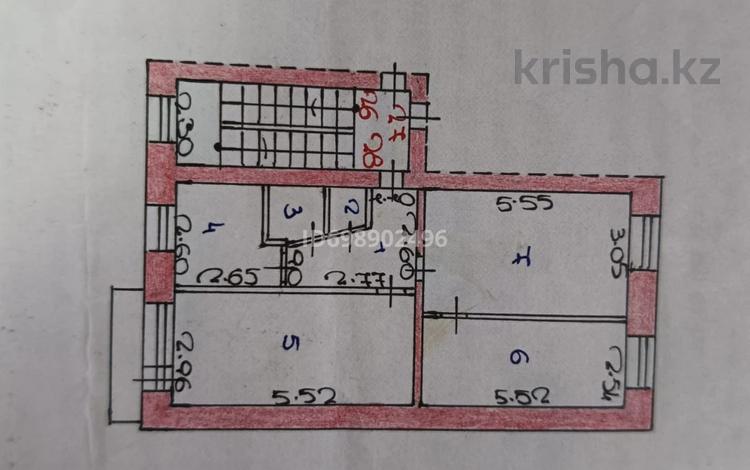 3-комнатная квартира · 60.7 м² · 6/6 этаж, Майкудук, 19й микрорайон 53 за 16.5 млн ₸ в Караганде, Алихана Бокейханова р-н — фото 2
