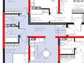 3-бөлмелі пәтер · 71 м² · 6/6 қабат, Тараз 8/1 — Bi group застройщик! Комфорт+ дом с паркингом!, бағасы: 48.5 млн ₸ в Алматы, Турксибский р-н