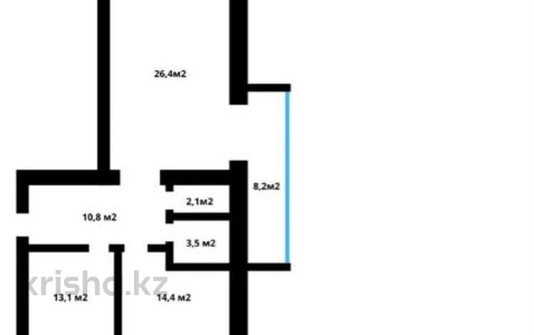 2-комнатная квартира · 80 м² · 5/9 этаж, мкр. Алтын орда за 27 млн ₸ в Актобе — фото 7