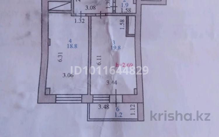 1-бөлмелі пәтер · 56 м² · 11/25 қабат, Тараз 2, бағасы: 20.9 млн ₸ в Астане, р-н Байконур — фото 2