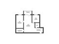 2-комнатная квартира, 44 м², 5/5 этаж, Баймагамбетова 158 за 13.5 млн 〒 в Костанае