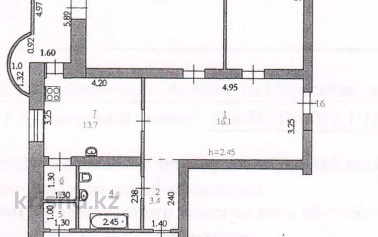 3-комнатная квартира · 112 м² · 6/6 этаж, Маресьева 80/2 — Сатпаева за 232 000 ₸ в Актобе — фото 2