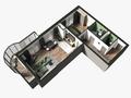 2-комнатная квартира · 103 м² · 4/12 этаж, Аскарова 12 — Саина за ~ 97.9 млн ₸ в Алматы, Ауэзовский р-н — фото 3