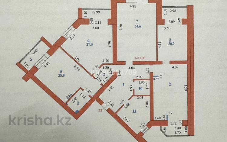 4-комнатная квартира · 187 м² · 5/7 этаж, мкр. Алтын орда, проспект Тауельсиздик 18А за 85 млн ₸ в Актобе — фото 2