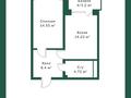 1-бөлмелі пәтер · 44 м² · 8/12 қабат, квартал 189 373, бағасы: 24 млн ₸ в Шымкенте, Абайский р-н — фото 3