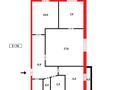 3-бөлмелі пәтер · 55 м² · 8/9 қабат, ул. Чернышевского, бағасы: 8.5 млн ₸ в Темиртау — фото 15